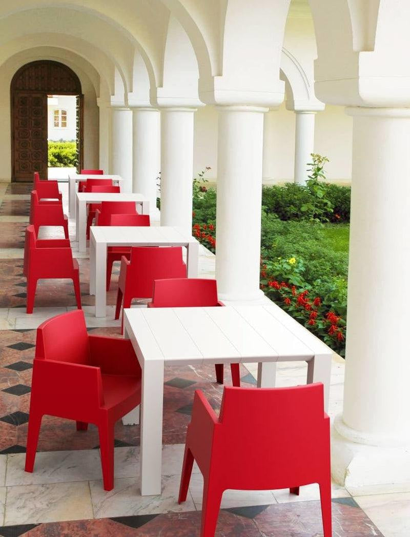 Uitschuifbare Tuintafel Zwart 4 Personen S