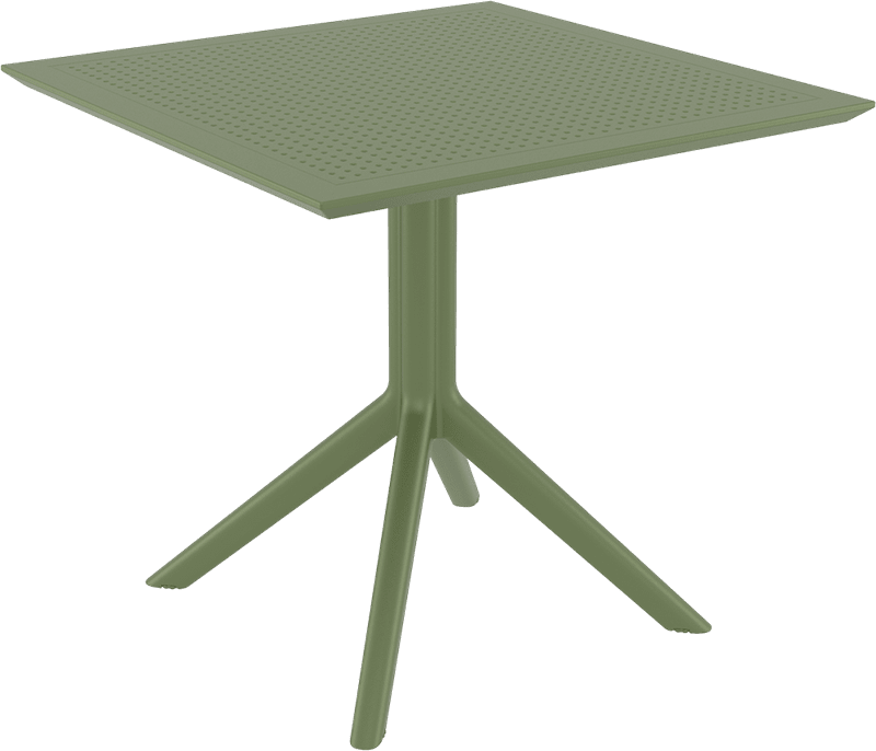 Vierkante Tuintafel Groen 80 Cm