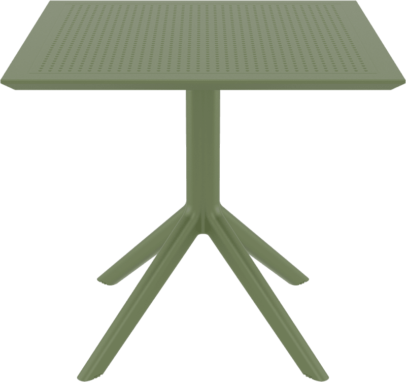Vierkante Tuintafel Groen 80 Cm