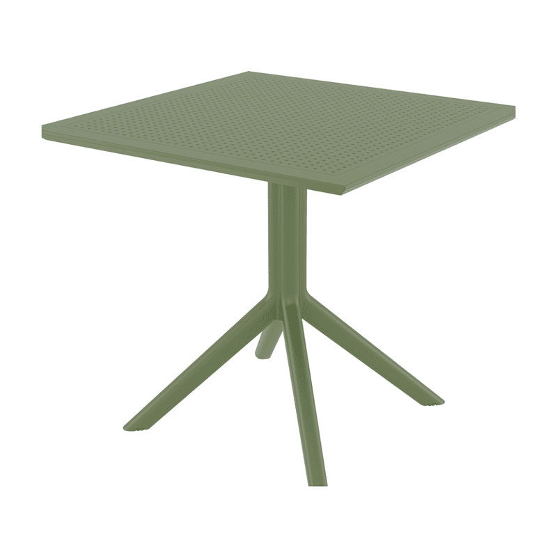 Vierkante Tuintafel Groen 80 Cm