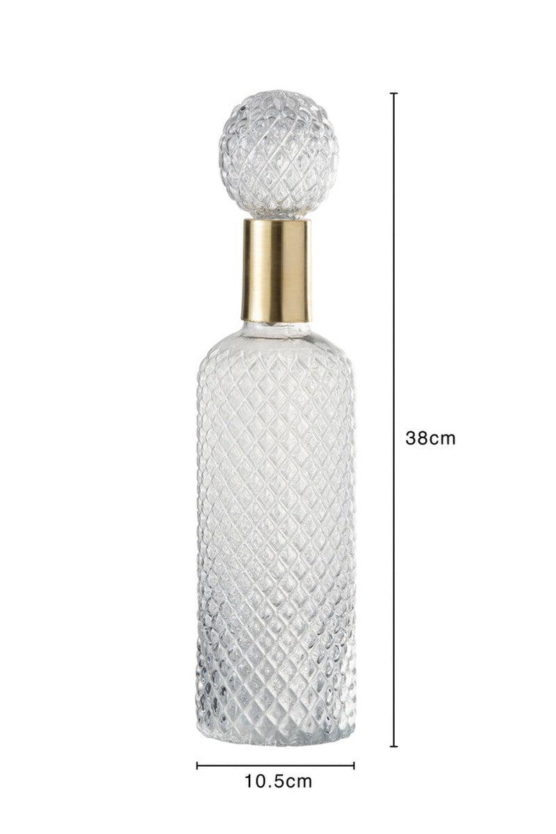 Bottle Chic Transparant Goud L