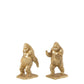 J-Line Boekensteun Gouden Gorilla Set 2