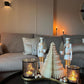 J-Line Gevouwen Kerstboom Papier Crème M