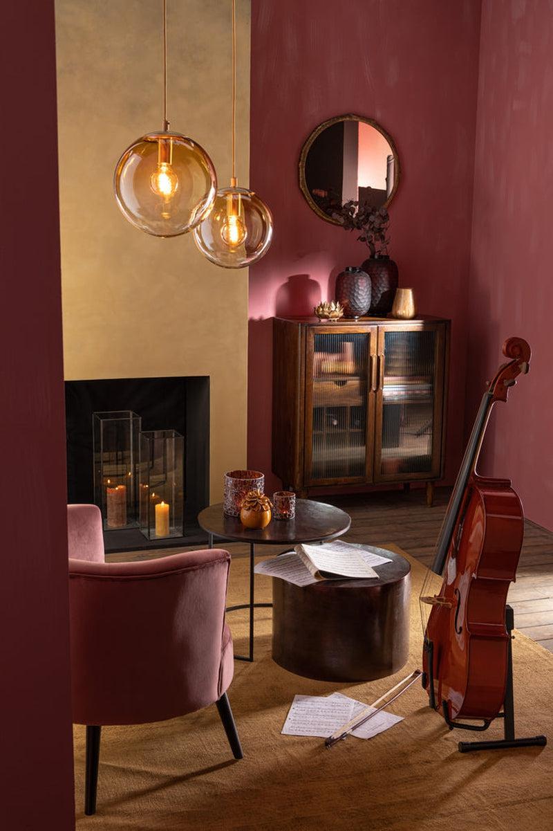 J-Line Hanglamp Bol Oker L