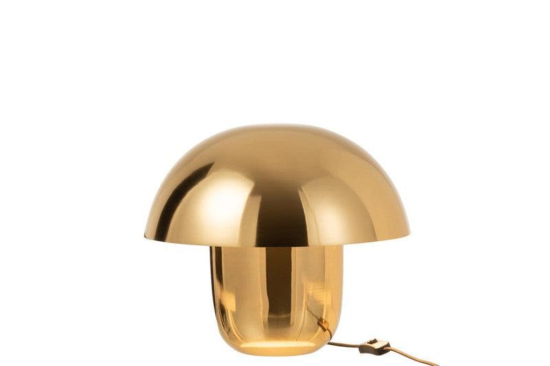 J-Line Paddenstoel Lamp Goud S