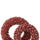 J-Line Ronde Bessen Krans Rood S