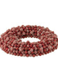 J-Line Ronde Bessen Krans Rood S