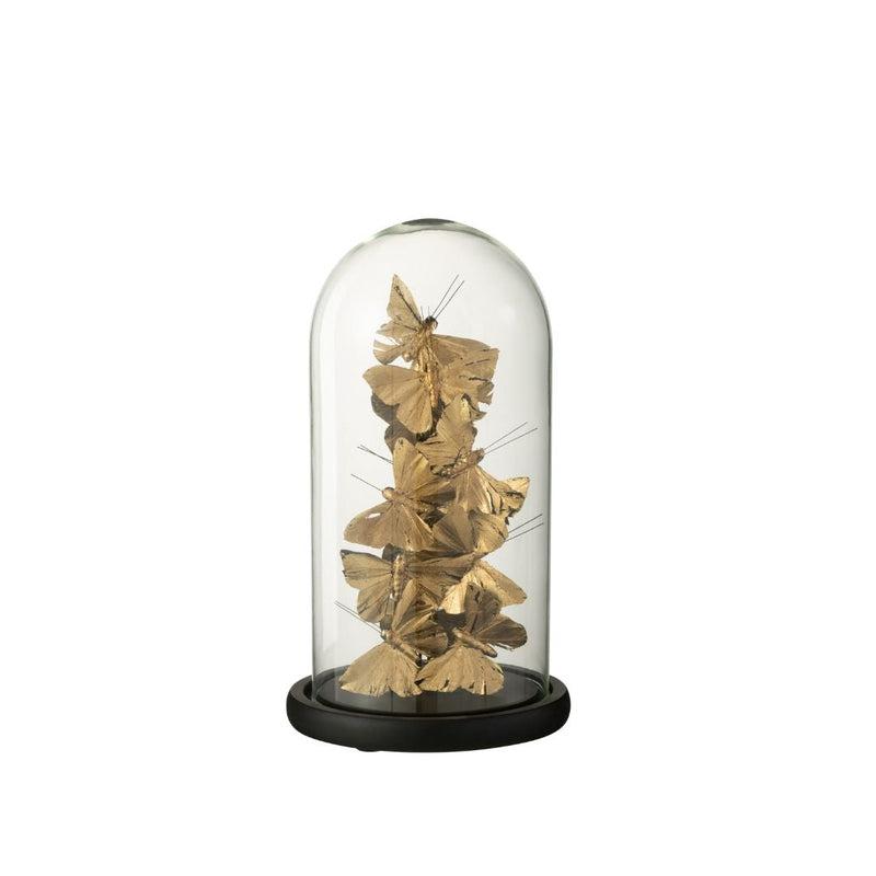 J-Line Ronde Stolp Gouden Vlinders