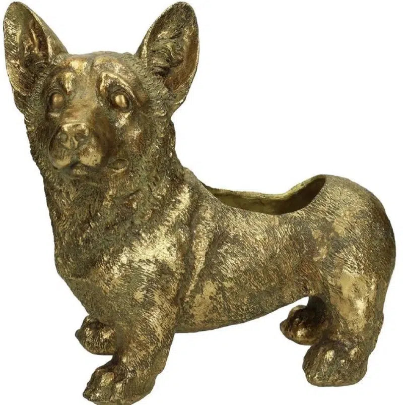 Bloempot Gouden Hond