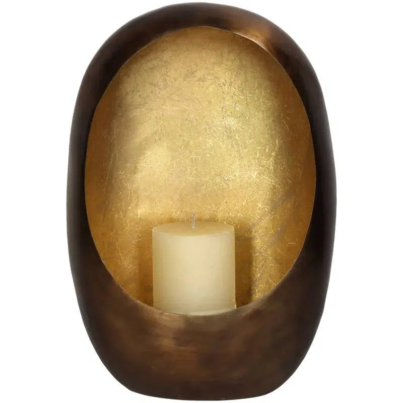 Egg Kandelaar Goud/Brons #30