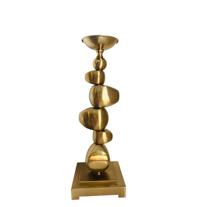 Kandelaar Goud Met Bollen