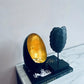 Ovale Ei Waxinelichthouder Zwart #20