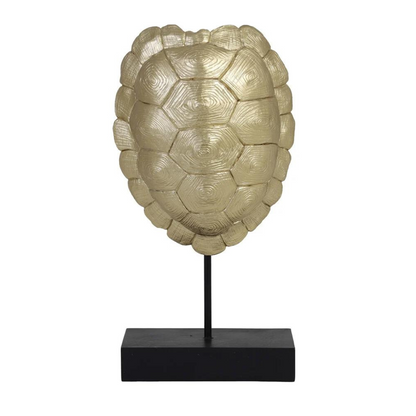 Turtle Ornament On Stand Gold